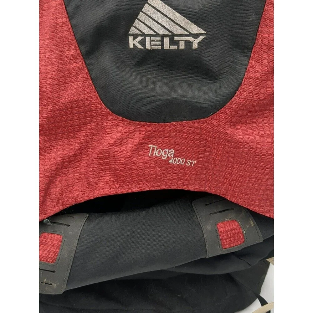 Kelty Tioga 4000 ST Classic External Frame Hiking Backpack Size‎ 2 Red Black VTG